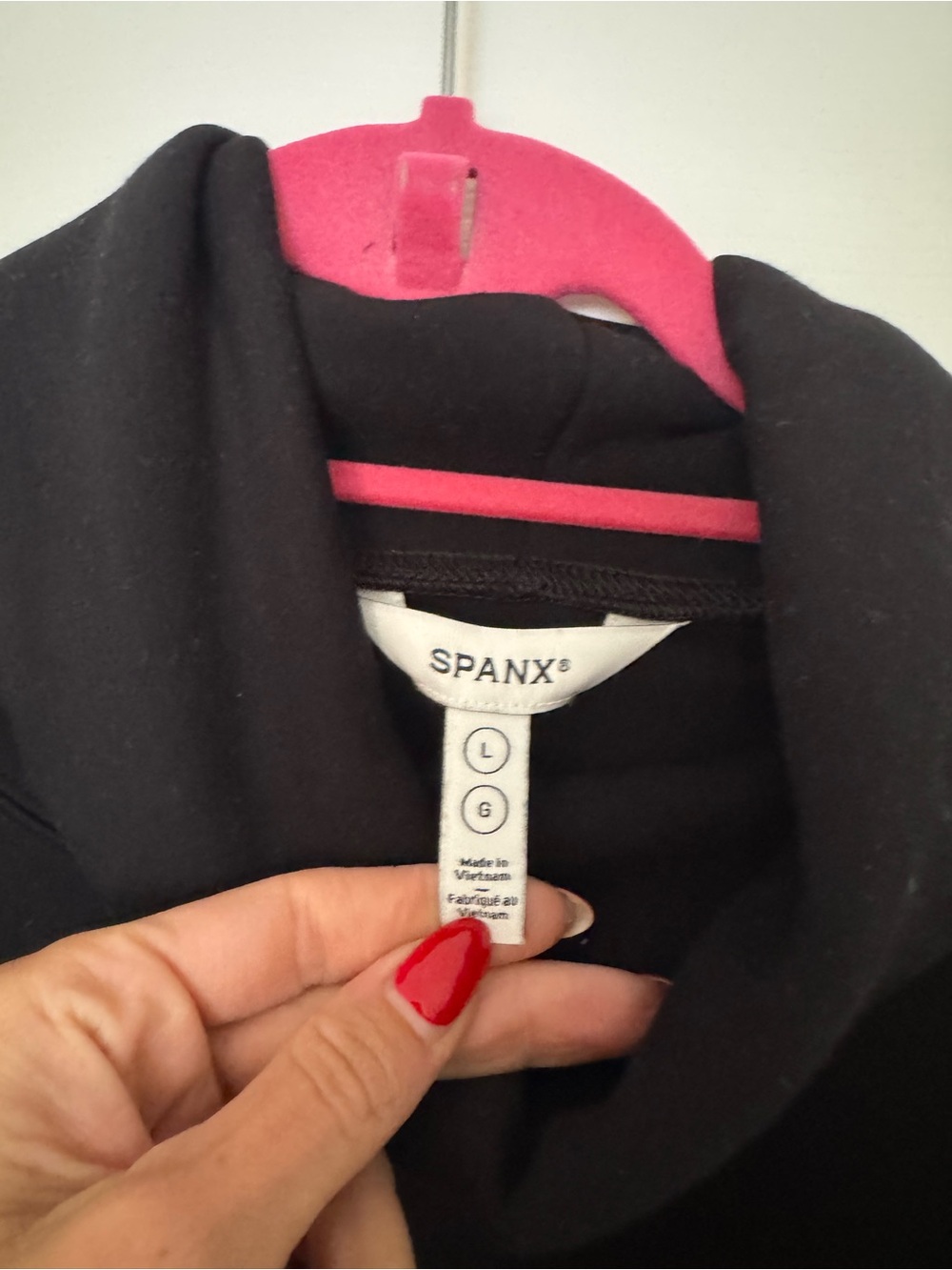 SPANX Black Air Essentials Sweater - Relaxed Pullover - Picture 2 of 3